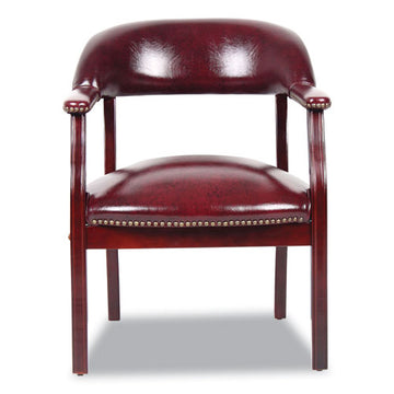 BOSS Ivy League Executive Captain's Chair, 24" X 26" X 31", Burgundy Seat-back freeshipping - TVN Wholesale